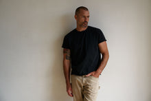 Load image into Gallery viewer, the sheffield; raw crew tee - color shadow