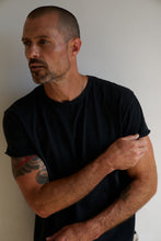 Load image into Gallery viewer, the sheffield; raw crew tee - color shadow