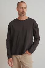 Load image into Gallery viewer, the elway; drop shoulder long sleeve crew - color shadow