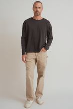 Load image into Gallery viewer, the elway; drop shoulder long sleeve crew - color shadow
